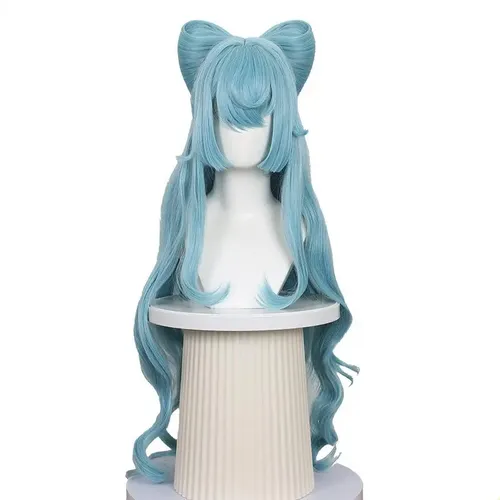 Peluca For Cosplay De Genshin Impact Inazuma Dream Moon Rui
