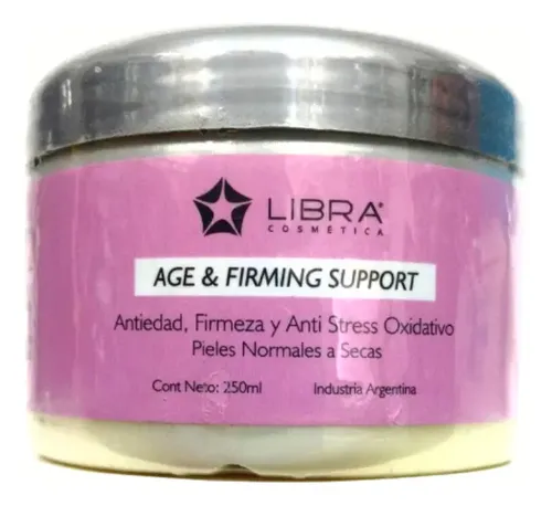 Crema Facial Antiedad Firmeza Piel Normal Seca Libra 250mlx2