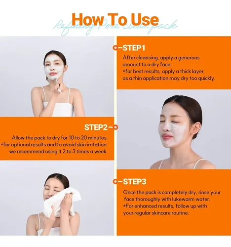 Mascarilla Facial De Arcilla Para Poros Miguhara 150g