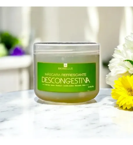 Mascarilla Facial Refrescante Descongestiva Biobellus 250 G