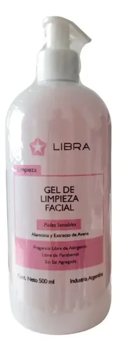 Gel De Limpieza Facial Piel Sensible Libra Cosmetica Pack 2