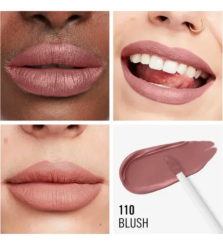 Labial Líquido Rimmel Lasting Mega Matte Acabado Mate Color 110