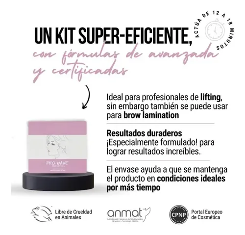 Kit Lifting Laminado Pro Wave Neicha