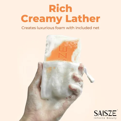 Jabón Saisze Ácido Kójico Cúrcuma 227g Aclarante Corporal