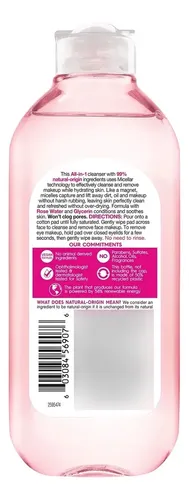 Garnier Skinactive Agua De Limpieza Micelar Con Agua De Rosa