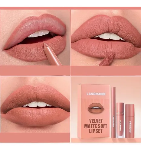 Kit Completo De Maquillaje, Sombra De Ojos Y Lápiz Labial Pa