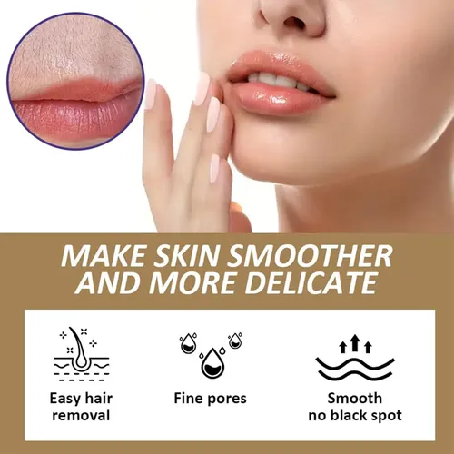 Crema Depilatoria Facial Coco Aloe Durazno 3.52oz