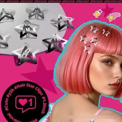 Set De Accesorios De Peluquería Bobby U Pins Star Snap Clips