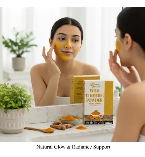 Polvo De Cúrcuma Silvestre Para Cuidado Facial 150 G