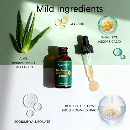 Agenyx Vitamin C Serum For Face With Hyaluronic Acid,