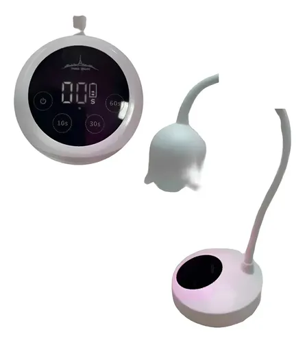 Cabina Inalambrica Flor Uv/led Soft Gel 20w Usb Paris Nigth