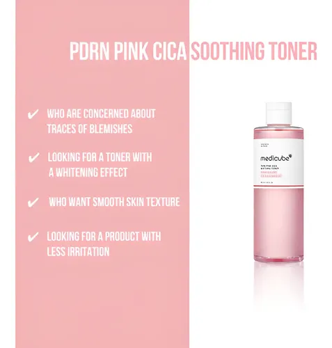 Medicube Pdrn Pink Cica Soothing Toner X250ml Tonico