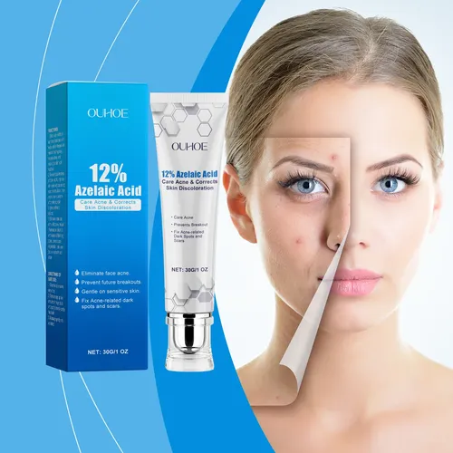Crema Para El Acné Con Ácido Azelaico Ouhoe, Hidratante Y Eq