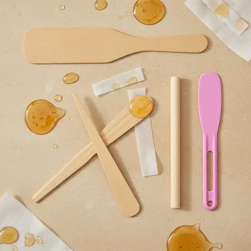 Espátulas Para Depilación Con Cera Madera Depilatoria X5
