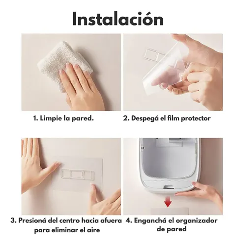 Organizador De Maquillaje Cosmeticos Y Joyas Para Pared Baño