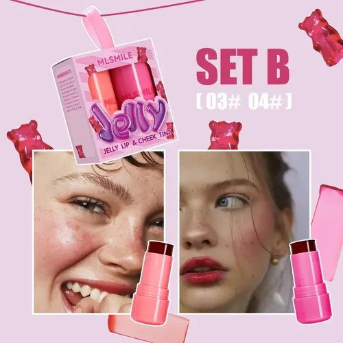 Blush Barra Jelly Gelatina Tinta Tendencia New Labial Sombra