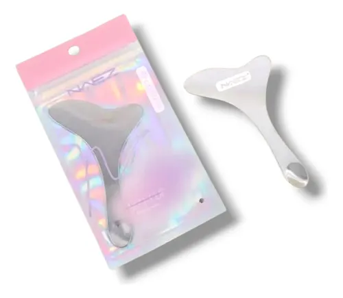 Gua Sha Metálica Y/o Plantilla De Eyeliner/ Delineado Naez