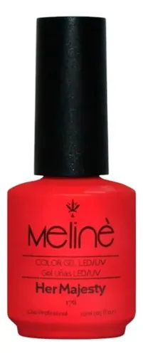 Esmalte Meline Nuevos Colores Gel Uv/led Semip. X 15 Ml Color 176 Her Majesty