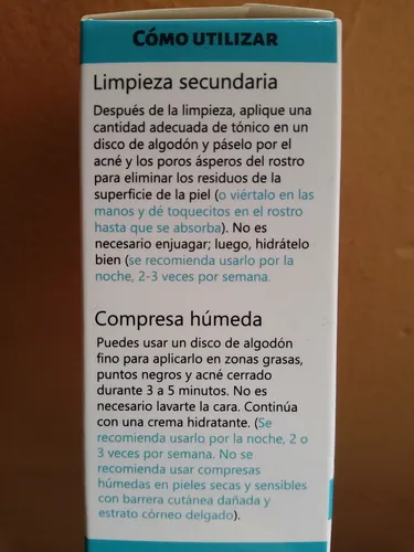 /2 Pcs Tónico Facial Ácido Glicólico 7 Exfoliante 100ml/.