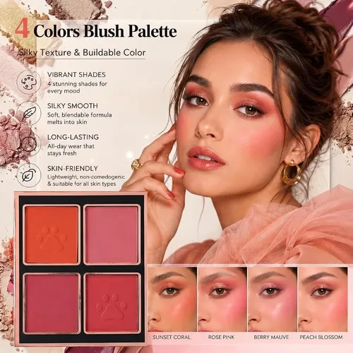 Kit De Maquillaje Todo En Uno Forseekup A – 12 Sombras, 4