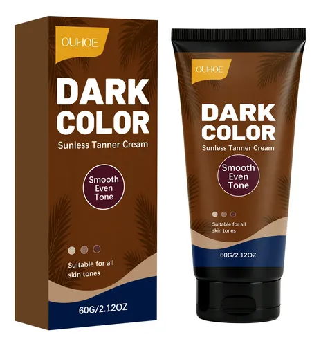 Medium Dark Sunless Tanning Cream, 2.12 Oz Body Self Tanner