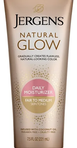Jergens Natural Glow Loción Autobronceante Medios Local