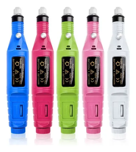 Kit De Lima Eléctrica Portátil Para Uñas Con Accesorios