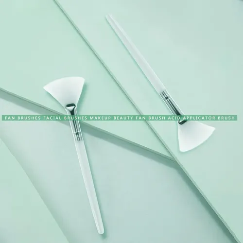 Brocha De Maquillaje Para Rostro Y Fan Brush Facial