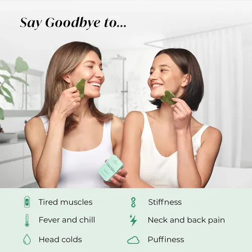 Set De Herramientas Faciales Plantifique Gua Sha Massage Ros
