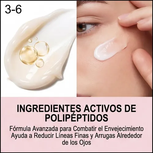Crema De Ojos Masaje Eléctrico Polipéptido Anti Ojeras Jaysu Día/noche