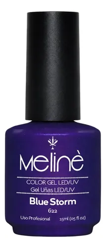 Meline Esmalte Semipermanente Gel Led/uv 622 Blue Storm