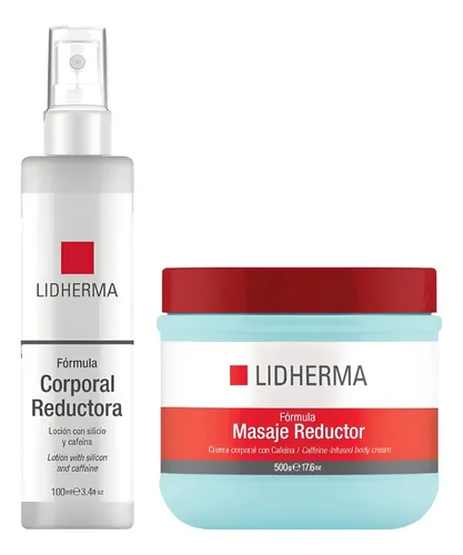 Crema Corporal Y Locion Reductora Grasa Adiposidad Lidherma