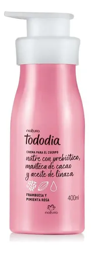 Natura Crema Tododia Frambuesa Y Pimienta Rosa 400mL