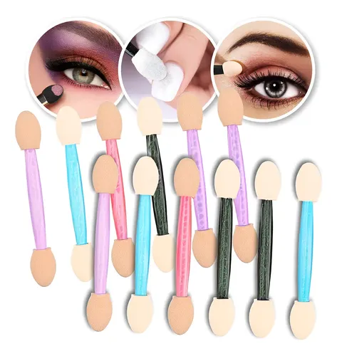 Aplicadores De Sombras Doble Punta Para Ojos Y Uñas