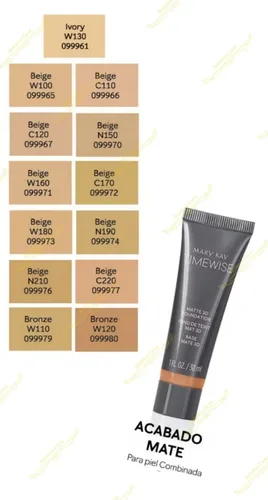 Base De Maquillaje Mate Mary Kay