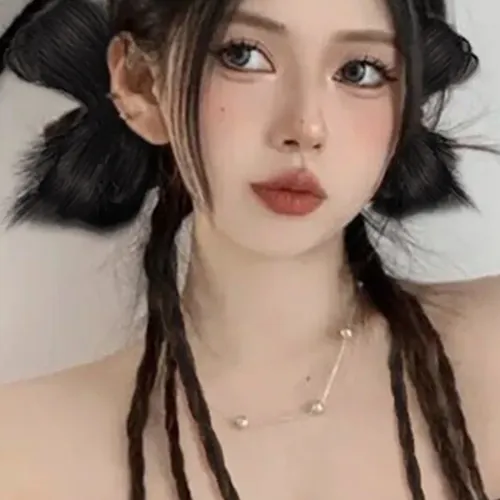 Extensión De Coleta Trenzada Con Lazo Y Trenza De Cabello