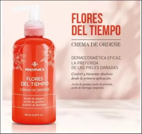 Crema Ordeñe Corporal Y Manos Flores Del Tiempo Reino 240ml