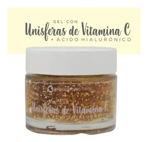 Gel Facial con Vitamina C y Ácido Hialurónico Antioxidante 50ml
