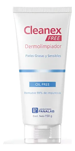 Cleanex Free Gel Dermolimpiador Piel Sensible Y Grasa 150g