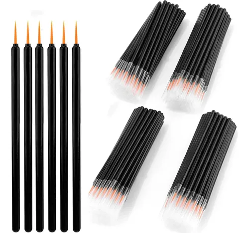 Conjunto De 200 Cepillos Desechables Para Maquillaje De