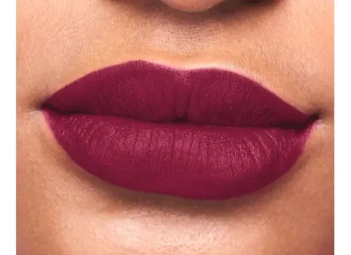Labial Matte Avon Wild Cherry Acabado Mate Color Bordó