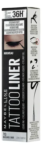 Delineador Líquido Maybelline Tattoo Liner Ink Black 2.5 Ml