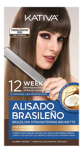 Kativa Alisado Brasileño Kit Morena, 12 Semanas De …