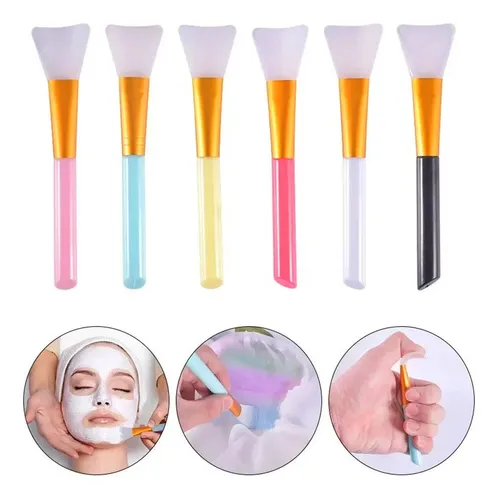 Brochas Espatula Pincele Silicona Para Mascarilla Makeup