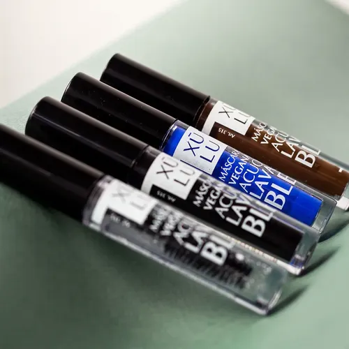 Máscara de Pestañas Acuolavable Xúlu Cosméticos para Definir y con Color Negro