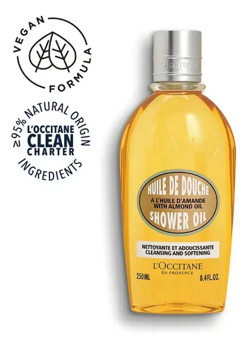 Aceite hidratante para cuerpo L’Occitane Almond Shower Oil en botella 250mL Almendra