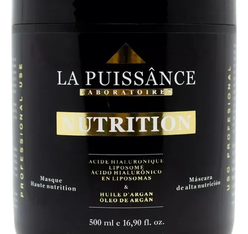 La Puissance Mascara Nutrition Argan 500ml Ácido Hialuronico