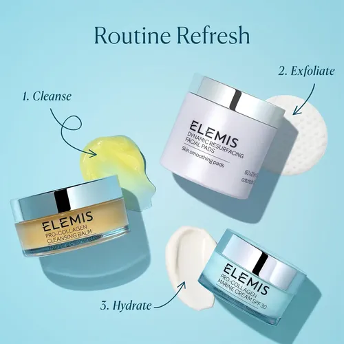 Almohadillas Faciales Elemis Dynamic Rejuvenfacing De 60 Uni