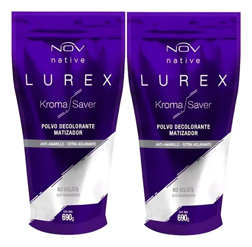 2 Nov Polvo Decolorante Matizador Violeta Kroma Saver 690 Gr