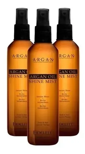 Brillo Instantáneo Argán Oil Shine Mist X 120 Ml Fidelité X3
